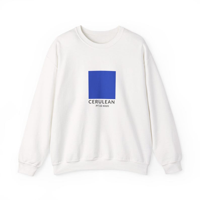 Cerulean blue sweatshirt inspired by The Devil Wears Prada quote