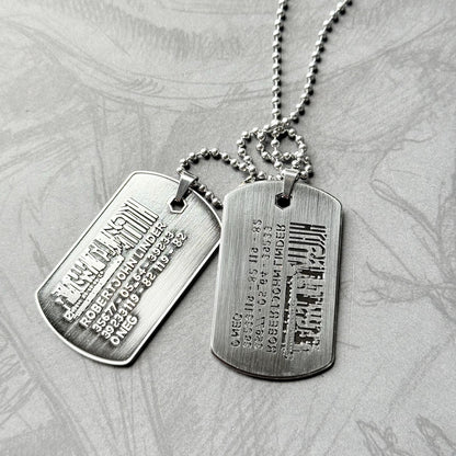 Cyberpunk Silverhand bullet necklace for gamers with metallic pendant