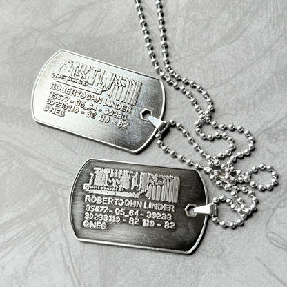 Cyberpunk Silverhand bullet necklace for gamers with metallic pendant
