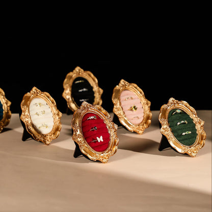 Decorative ring holder jewelry display for bridesmaid gift and wedding decor