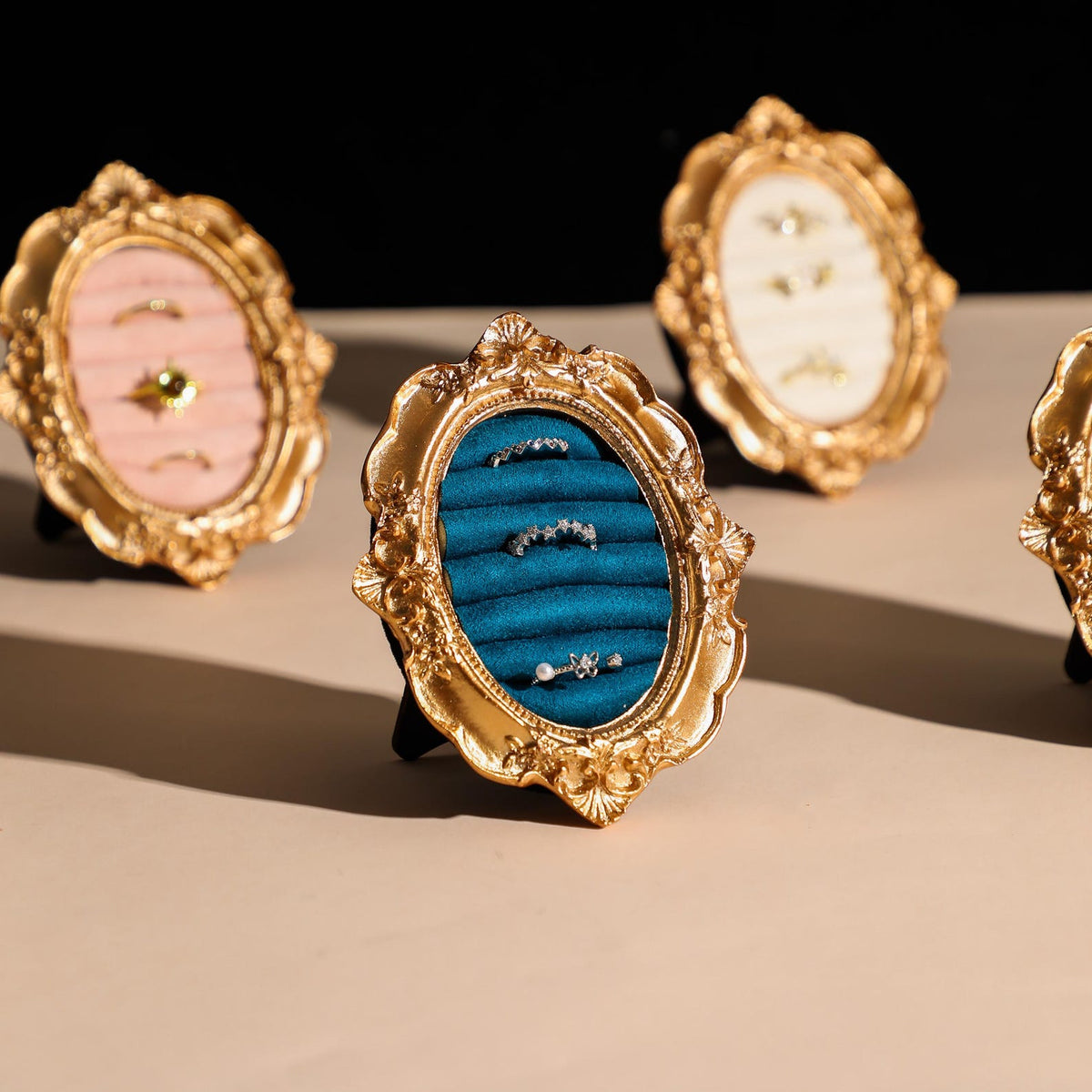 Decorative ring holder jewelry display for bridesmaid gift and wedding decor
