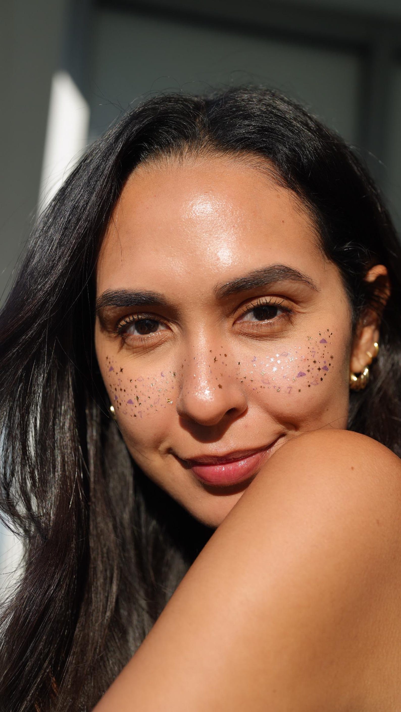 natural faux freckle tattoos for face long-lasting waterproof
