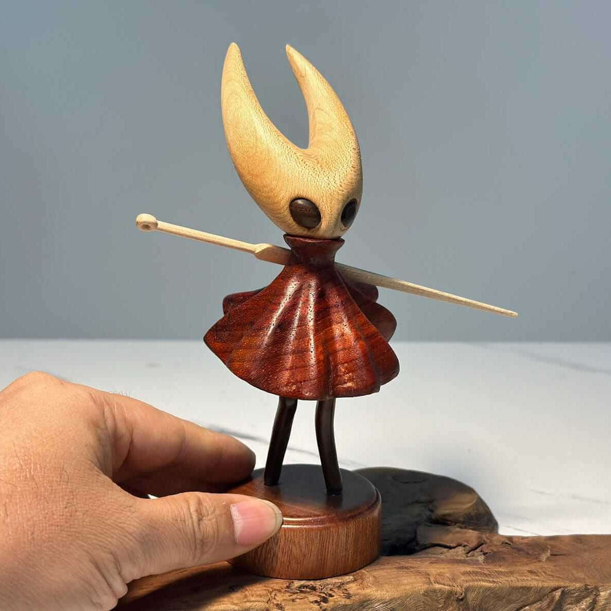 Hollow Knight Wood Sculpture