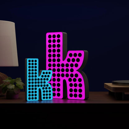The Killers inspired K Light Pro USB desk lamp with glowing K design
