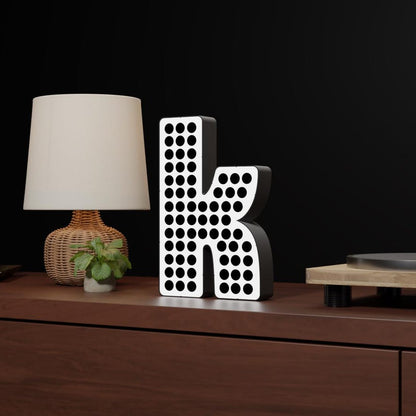 The Killers inspired K Light Pro USB desk lamp with glowing K design