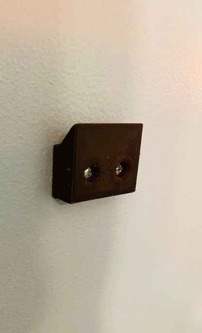 Minecraft-inspired 3D printed LED torch night light with flickering flame bulb