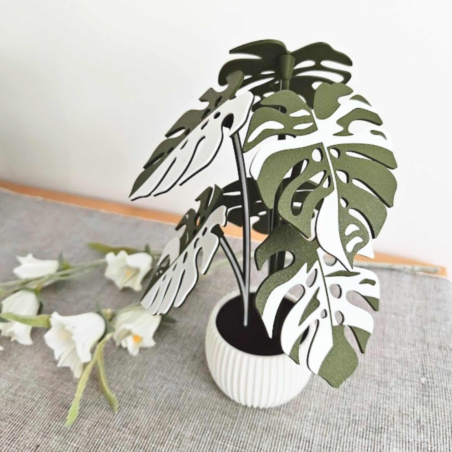Monstera Leaf Coaster Set