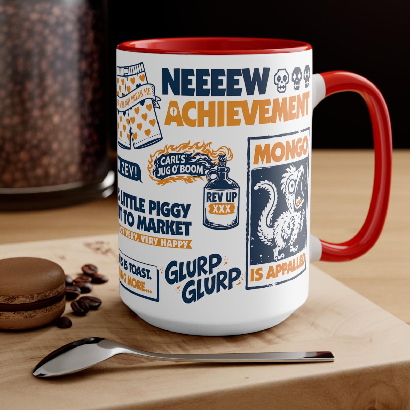 New Achievement Dungeon Crawler Carl 15oz gaming coffee mug