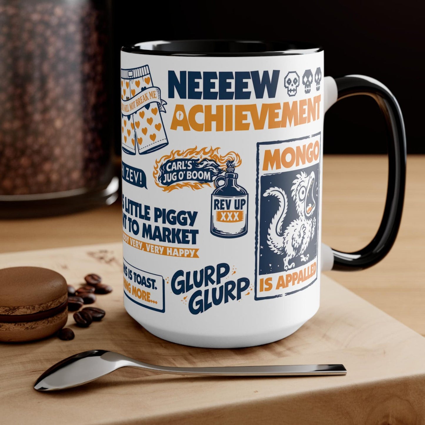 New Achievement Dungeon Crawler Carl 15oz gaming coffee mug