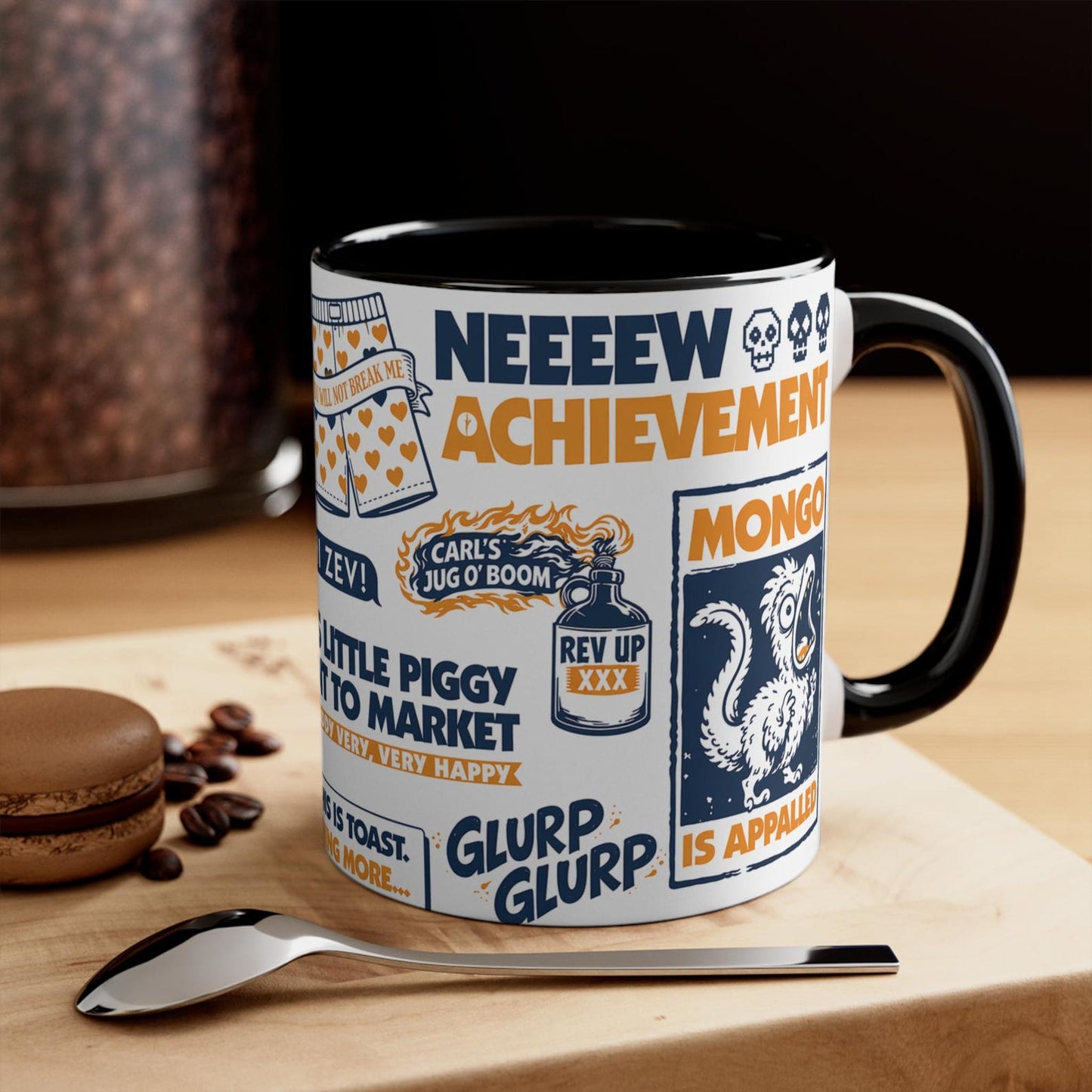 New Achievement Dungeon Crawler Carl 15oz gaming coffee mug