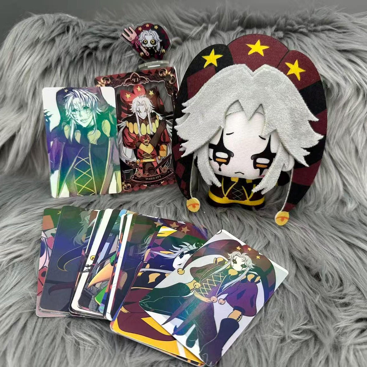 Pierrot inspired Freak Circus fan gift box with collectible art and circus-themed keepsakes