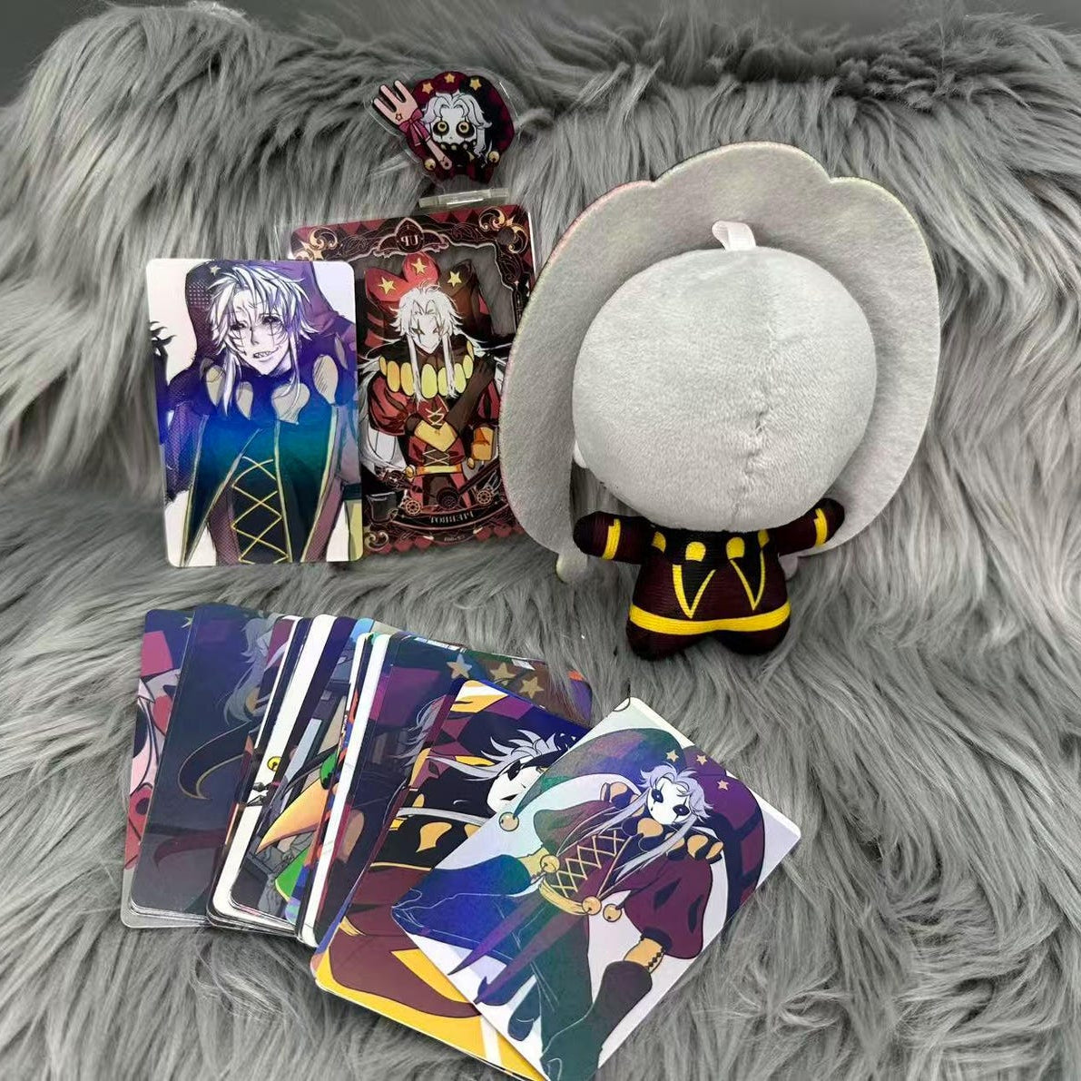 Pierrot inspired Freak Circus fan gift box with collectible art and circus-themed keepsakes