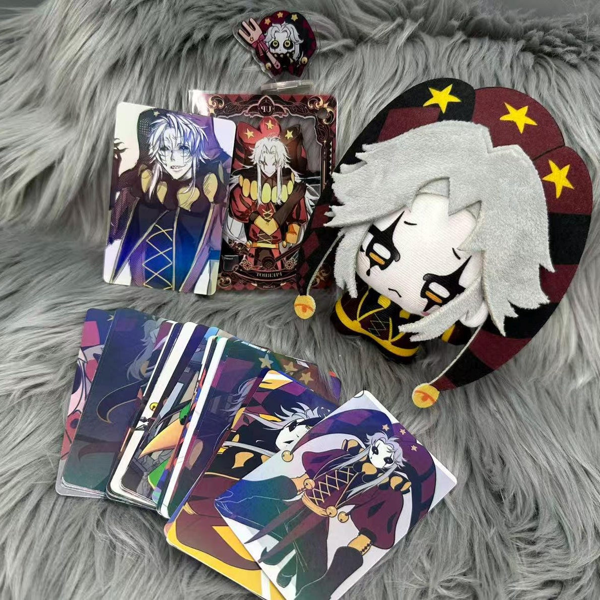Pierrot inspired Freak Circus fan gift box with collectible art and circus-themed keepsakes