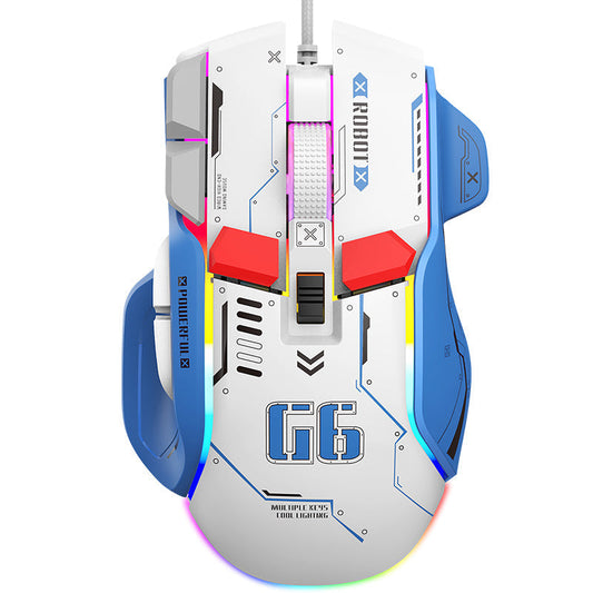High-end RGB gaming mouse with 12800dpi and 12 keys