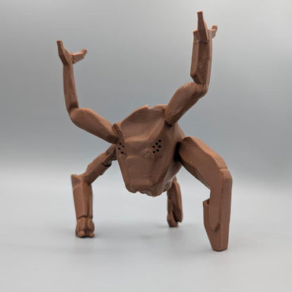 3D printed Rocky the Eridian pen holder from Project Hail Mary on desk
