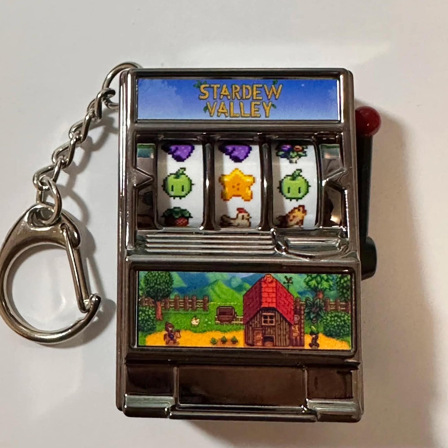 Handmade Stardew Valley Junimo Gachapon keychain mini capsule charm