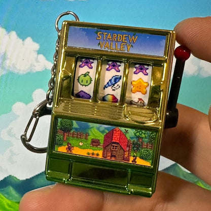 Handmade Stardew Valley Junimo Gachapon keychain mini capsule charm